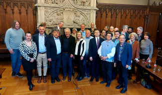Vertreter der Religionen und Mitglieder des Stadtrates in München 